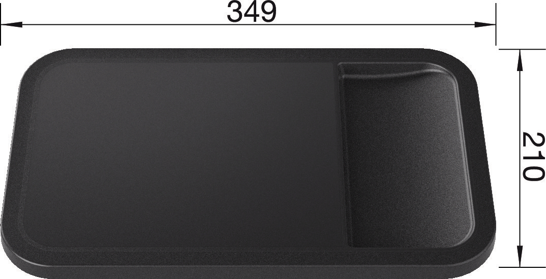 BLANCO Skærebræt kunststof CLASSIC Neo BLANCO Skærebræt kunststof CLASSIC Neo